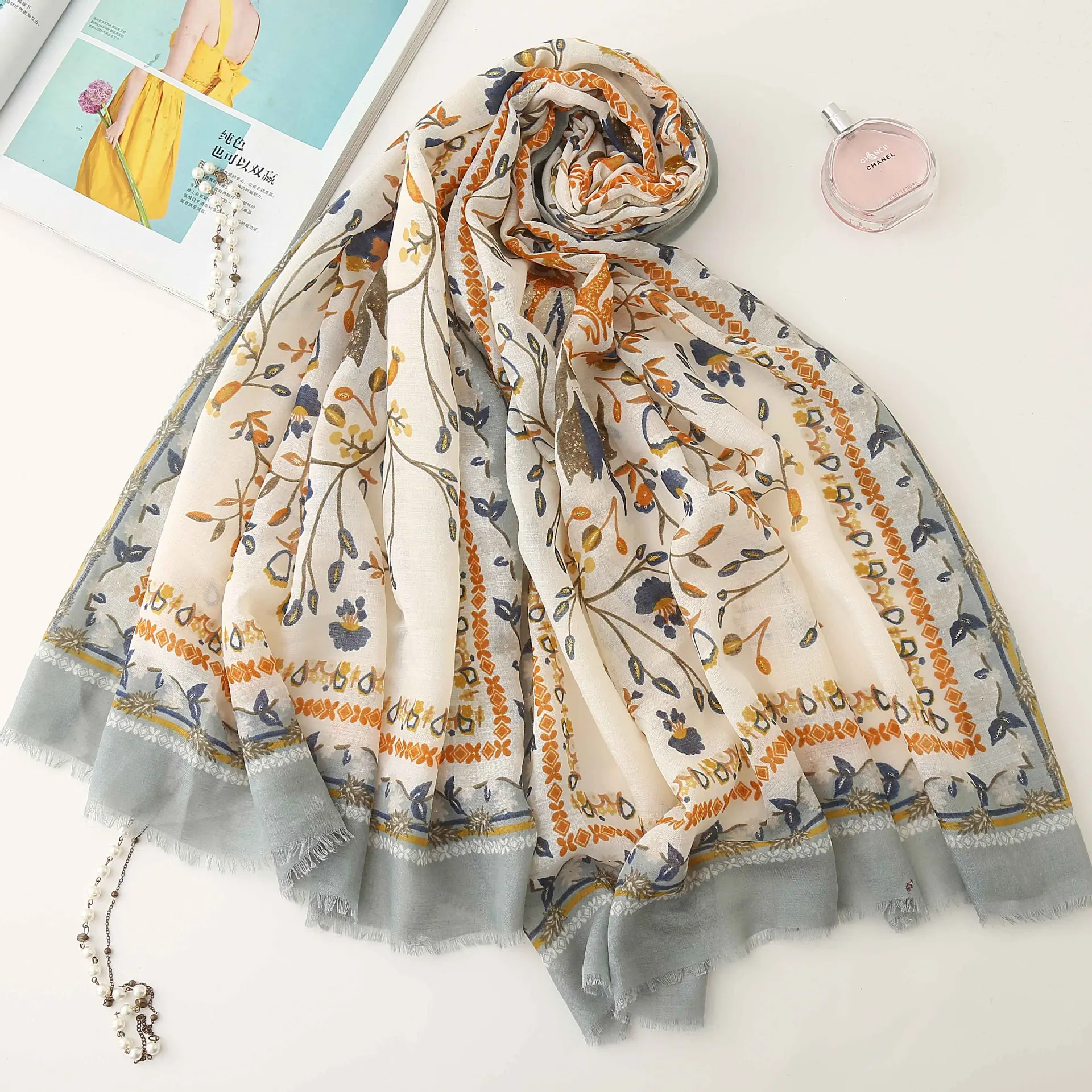 

2019 Newest Women printed pattern scarf 6colors 10pcs/lot