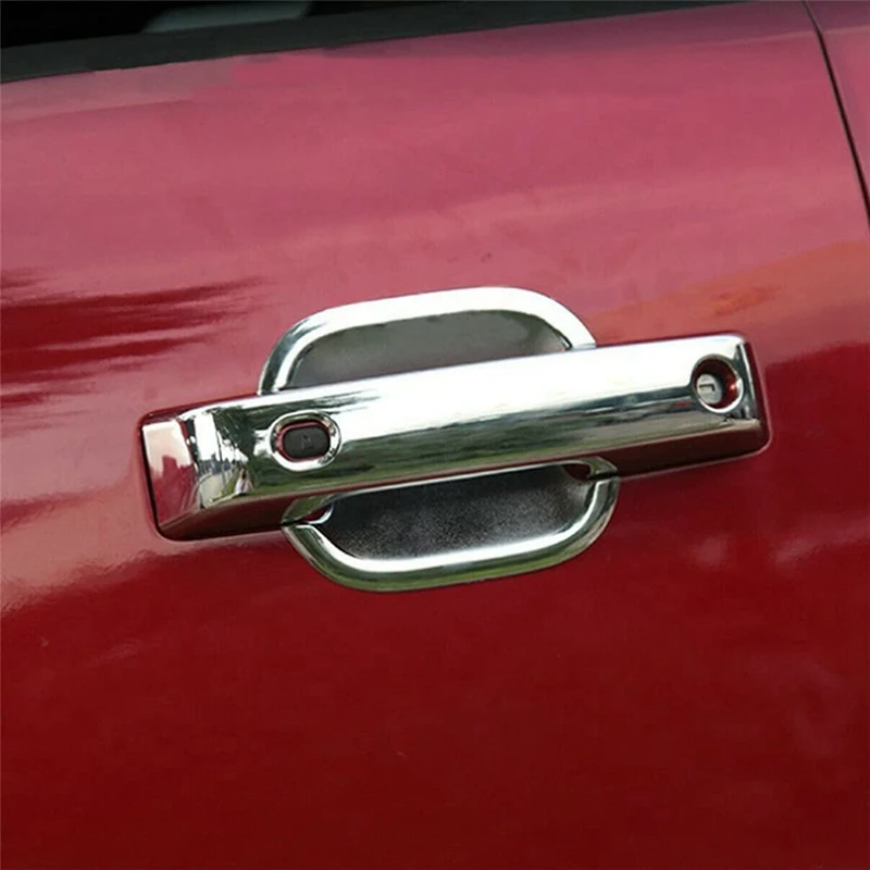 8PCS ABS Chrome Outer Door Handle Bowl Cover Trim For Ford F150 F-150 2021-2022 8PCS ABS Chrome Outer Door Handle Bowl Cover Trim For Ford F150 F-150 2021-2022