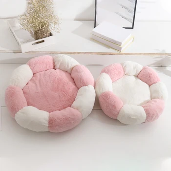

Flower Shaped Cat Bed House Cute Soft Warm Cat Bed Pet Dog Puppy Bed Small Dog Cat Cushion Mat Warm Puppy Kennel Nest Winter