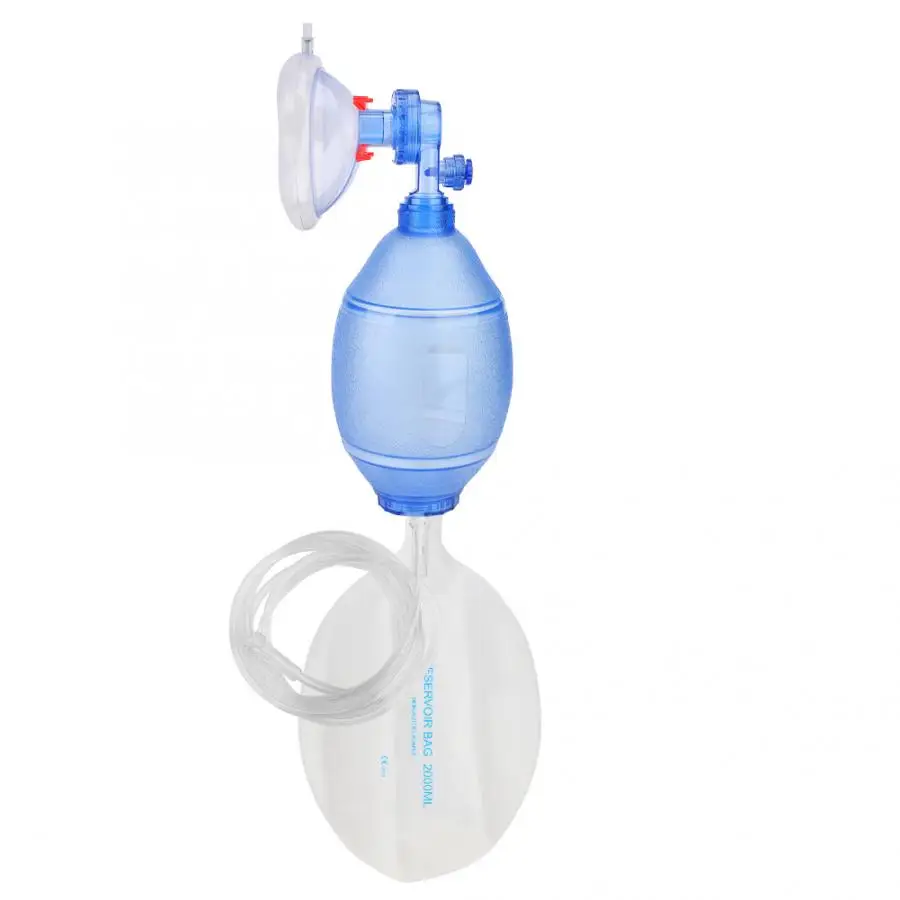 Терапия ручной Resuscitator ПВХ Взрослый Ambu сумка аптечка набор инструментов простой дыхательный аппарат подтяжки поддержка