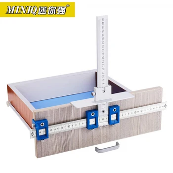 

Drill Guide Sleeve Cabinet Hardware Jig Drawer Pull Wood Drilling Dowelling Hole Jig Furniture Punching Tool True Position Tools