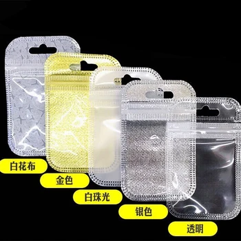 

50pcs 23 sizes Colorful Ziplock Packaging Pouch Small PE Plastic Zipper Pouch For Jewelry Clothing Cosmetic Packing Ziplock Bag