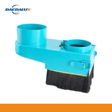 Daedalus DIY инструменты типа CNC Пылезащитный чехол коллекторов 65 мм 125 мм голубой цвет кисти пылесос для станка с ЧПУ мотор шпинделя для деревообработки