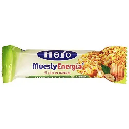 Hero - Muesly Energia-Barrita de cereales con avellanas 25 г |