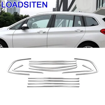

Car Chromium Decorative Automovil Window Trunk Rear Panels Foot Pedal Exterior Covers Sticker Strip Trim 18 19 FOR BMW 2 series