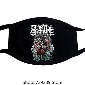 

Suicide Silence V2 Deathcore Hernan Hermida Poster Mask (Black) S-3Xl Washable Reusable Mask with