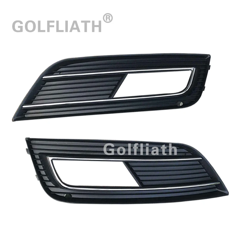 Решетка переднего бампера для противотуманных фар Audi A4 B8 facelift 2012 2013 2014 2015