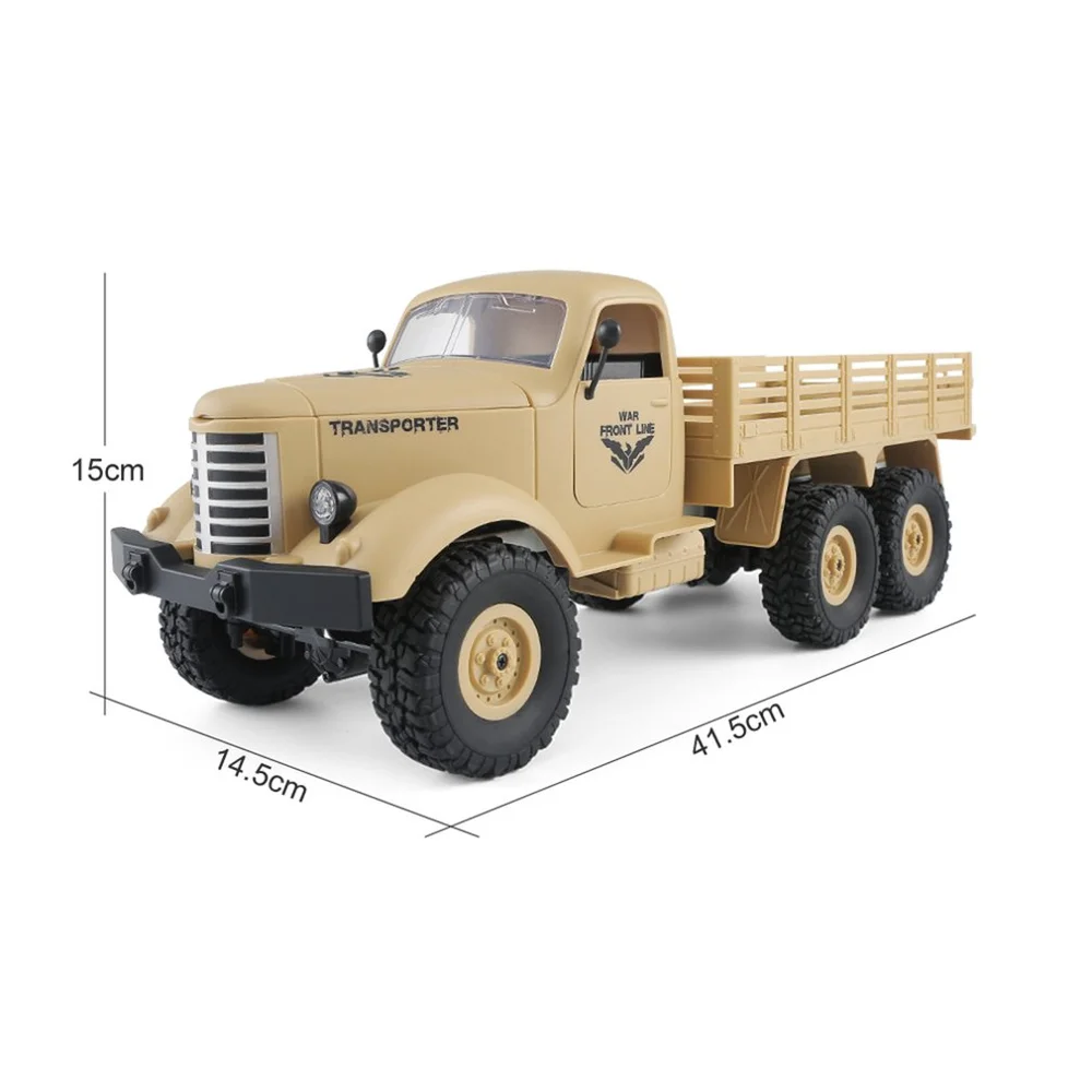 JJR/C Q60 1/16 2,4G 6WD RC внедорожный военный грузовик Транспортер С дистанционным управлением для детей мальчиков RC модель грузовика игрушка в подарок