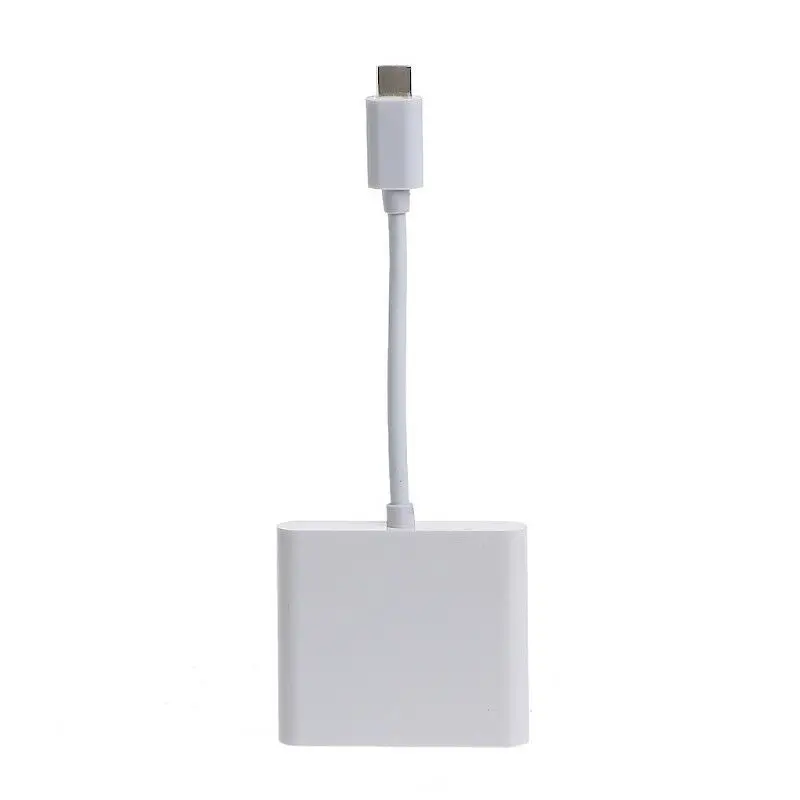 Белый Тип C к HDMI USB-C цифровой AV многопортовый AV адаптер для нового MacBook