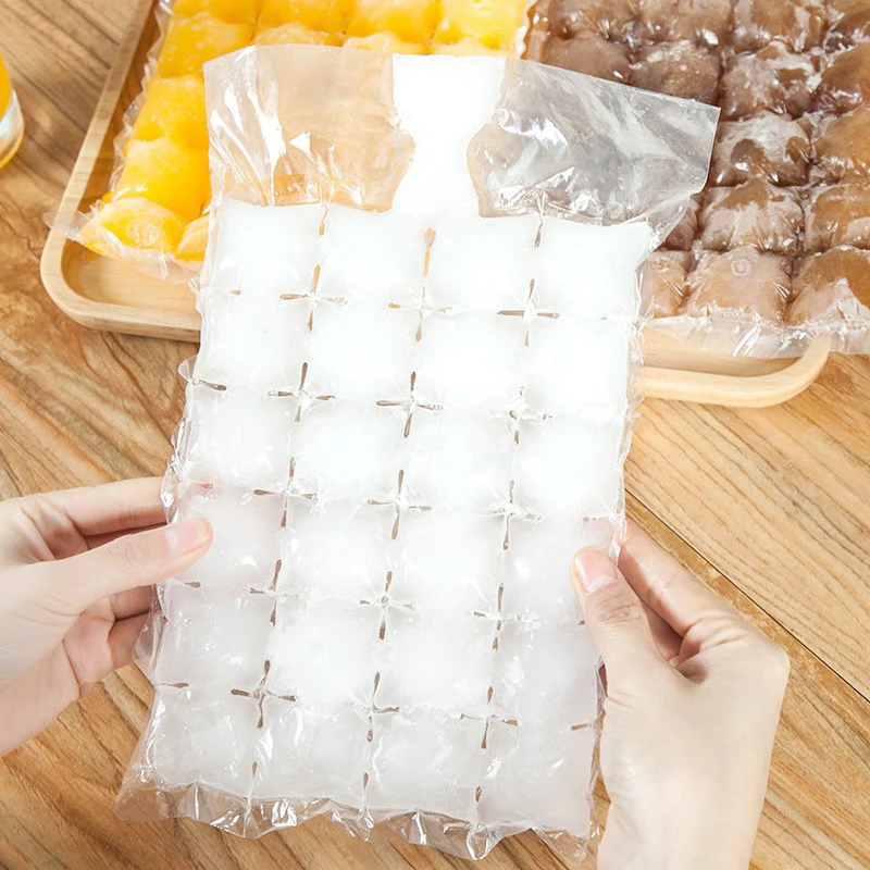 

10Pcs Disposable Ice Cube Tray Ice-making Bags Frozen DIY Juice Cola Tool