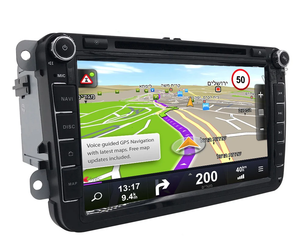 Discount IPS DSP Android 9.0 2 din multimedia PLAYER For VW passat CC 3C b5 b6 golf 5 6 polo tiguan Turan Seat Altea Toledo BORA RADIO 15