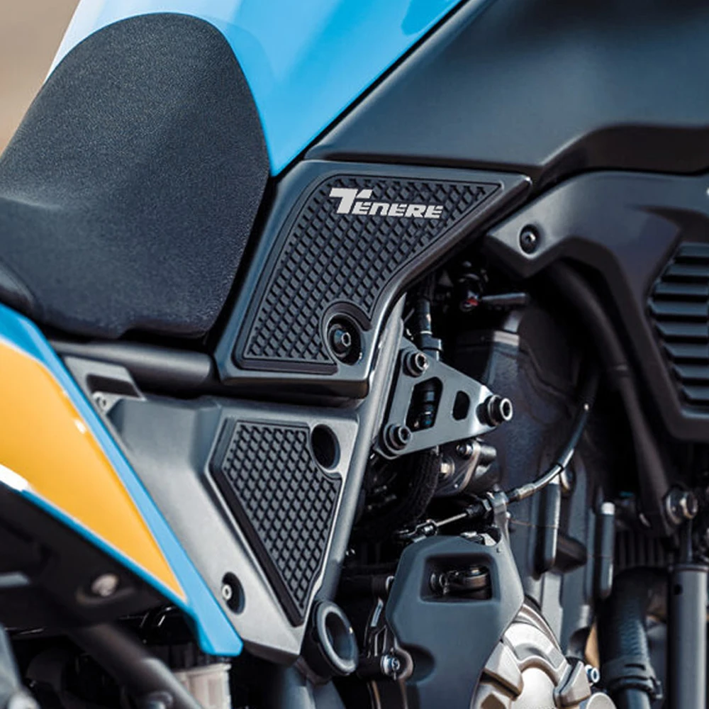 Pedane Poggiapiedi Per Yamaha Tenere 700/XTZ700 | 2019-2024 | Superficie Seghettata | Nero - Foto 2