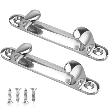 

2 Pack Marine Bow Chocks Cleat 5-Inch for Boats Marine 316 Stainless Steel Include Screws