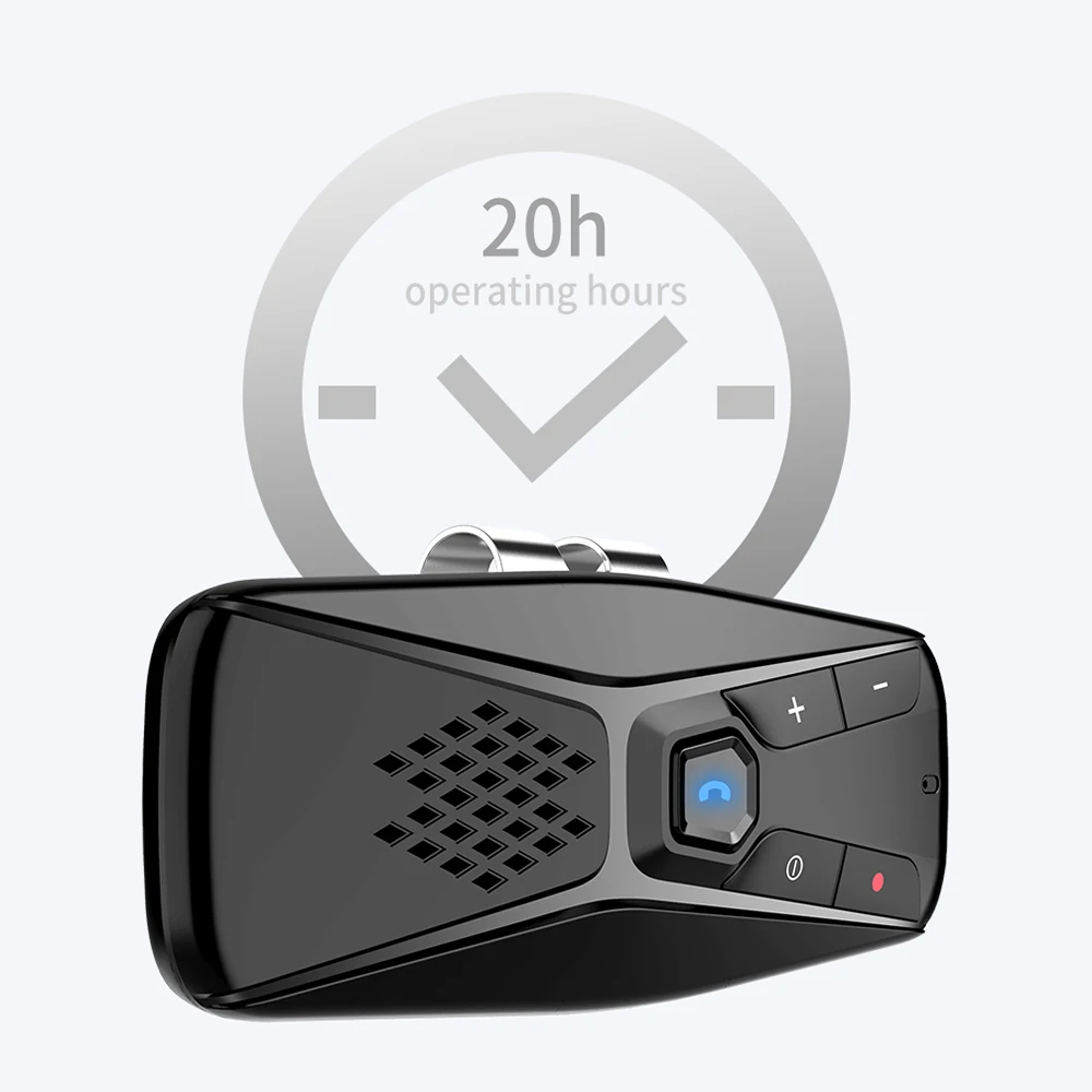 AOSHIKE Handsfree Bluetooth автомобильный комплект беспроводной динамик авто солнцезащитный козырек MP3 плеер Bluetooth 5,0 динамик телефон для телефона Hands Free