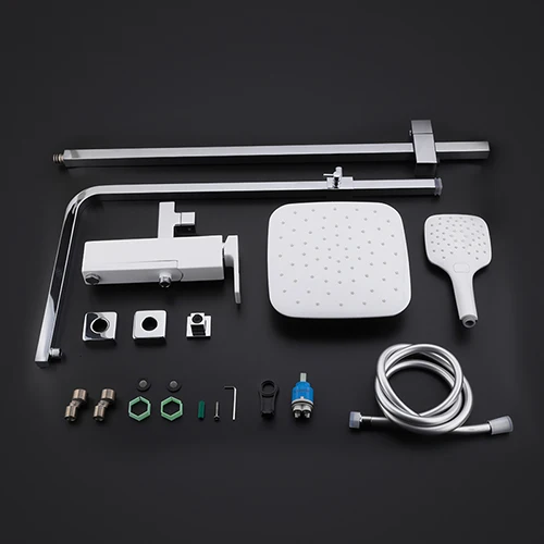 GAPPO Shower Faucet Rainfall Shower System Wall Mounted Bathroom Mixer Tap Bathtub Shower Waterfall Bath Tub Faucet Grifo Ducha - Цвет: G2417-8