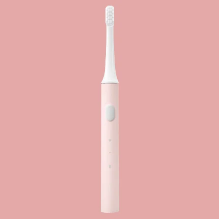 Pink 1pcs Xiao mi jia T100 mi умная электрическая зубная щетка Xiao mi Sonic зубная щетка отбеливающая уход за полостью рта с насадкой-щеткой - Цвет: Pink 1pcs