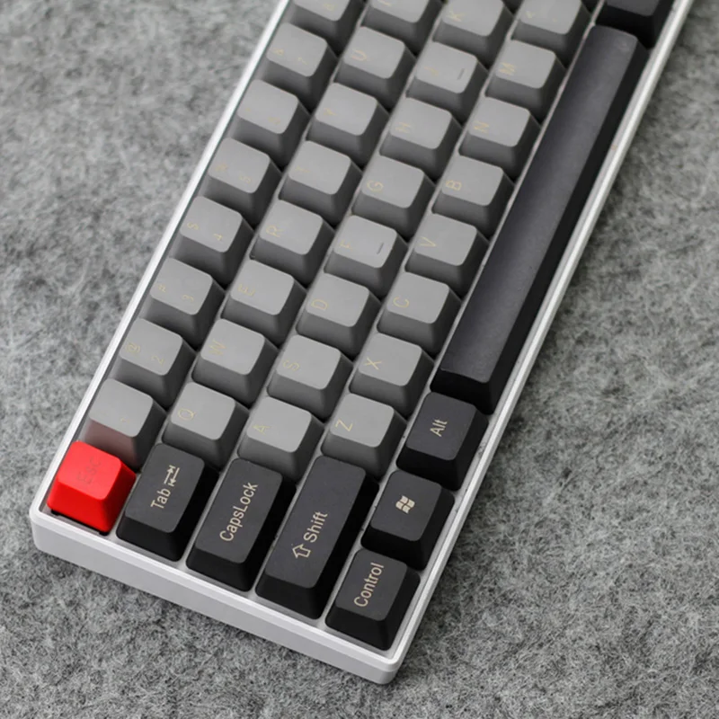 108 клавиш PBT Keycap черный серый смешанный Dolch толстый PBT OEM профиль для Cherry MX переключатели клавиатура Keycap добавить Mac ключ