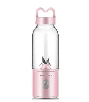 B Portable mini 6 Blades Blender juicer Electric Mixer Blenders Fruit Extractor Food USB Maker Smoothie 9s quick juice 18,000 rpm - Color: B