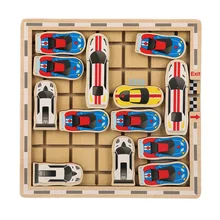 

Parking Lot IQ Car Logic Puzzle Traffic Jam Rush Hour Game Educational Wooden Toys For Children 3 4 5 6 8 9 10 Years