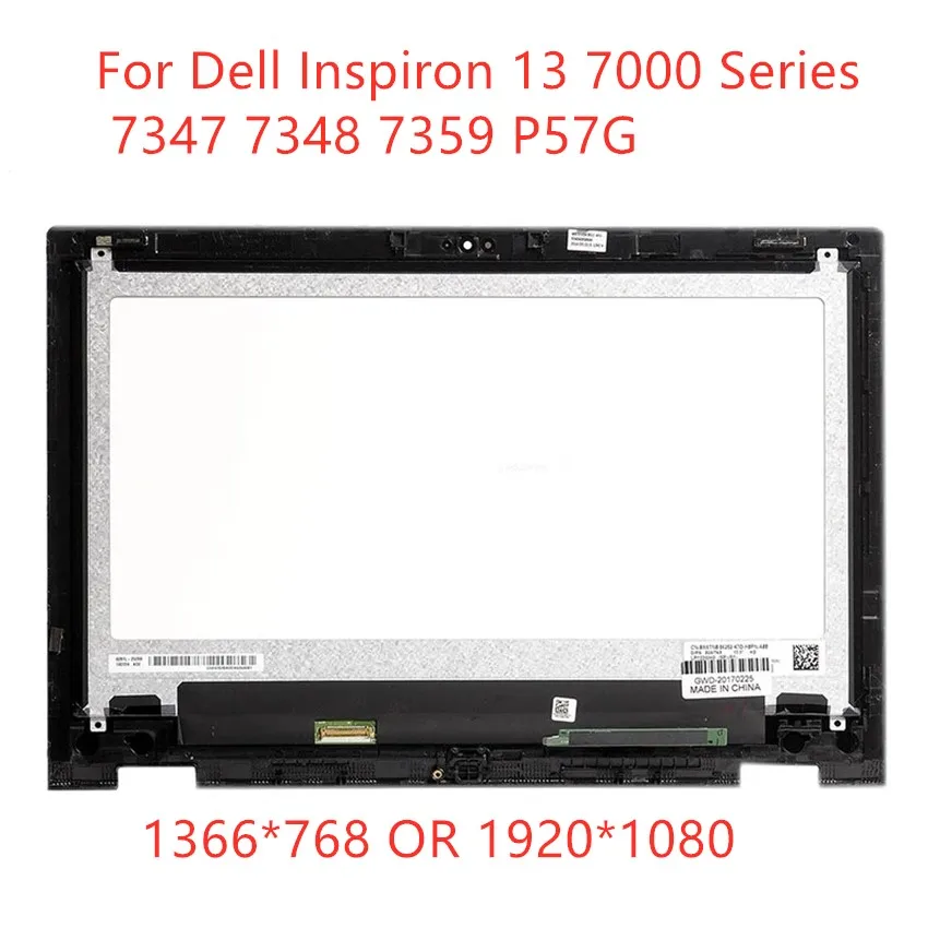 Сменный ЖК-дисплей 13 3 дюйма для Dell Inspiron серии 7000 7347 7348 7359 P57G кодирующий