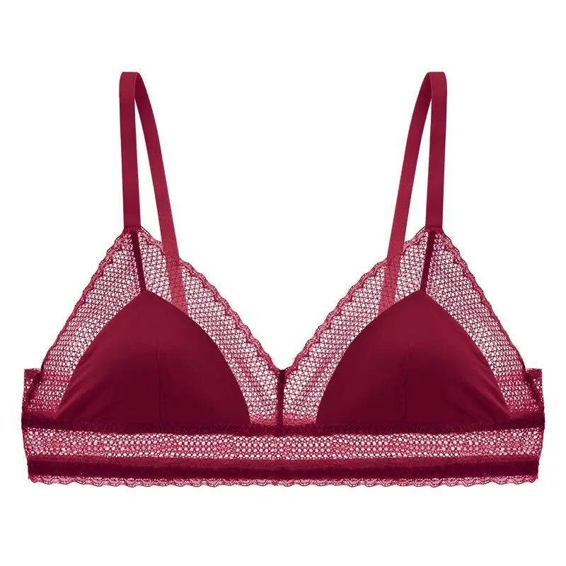 Bralette сексуальный кружевной бюстгальтер Прозрачный женский топ-бра нижнее белье пуш-ап кружевные бюстгальтеры тонкая чашка без косточек женское нижнее белье s m l xl