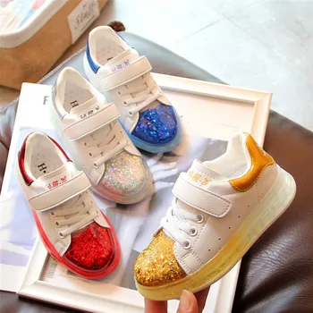 

girls' fashion footwear full-grain leather little big kids sneakers for children