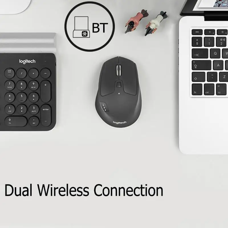 Беспроводная мышь logitech M720, Bluetooth, игровая мышь для ноутбука, ПК, геймера, Mause, 8 кнопок, 1000 dpi, оптоэлектронные мыши, компьютерная периферия