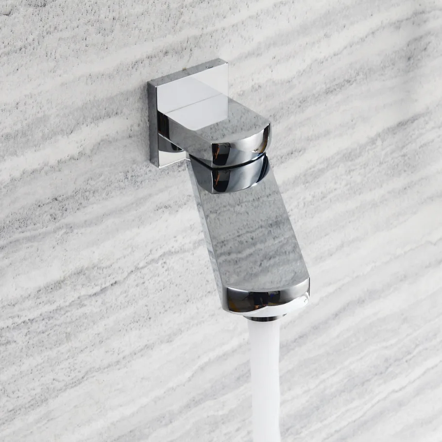 

Belo Dequan Copper Chrome Plated Concealed Shower Water Outlet Bed And Shower Set Water out Downward Wall-in Faucets