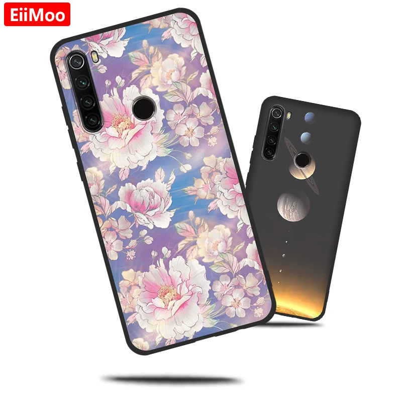 EiiMoo силиконовый чехол для телефона для Xiaomi Redmi Note 8 чехол для Xiaomi Redmi Note8 задняя крышка для Xiomi Redmi Note 8 чехол 64 Гб 128 ГБ