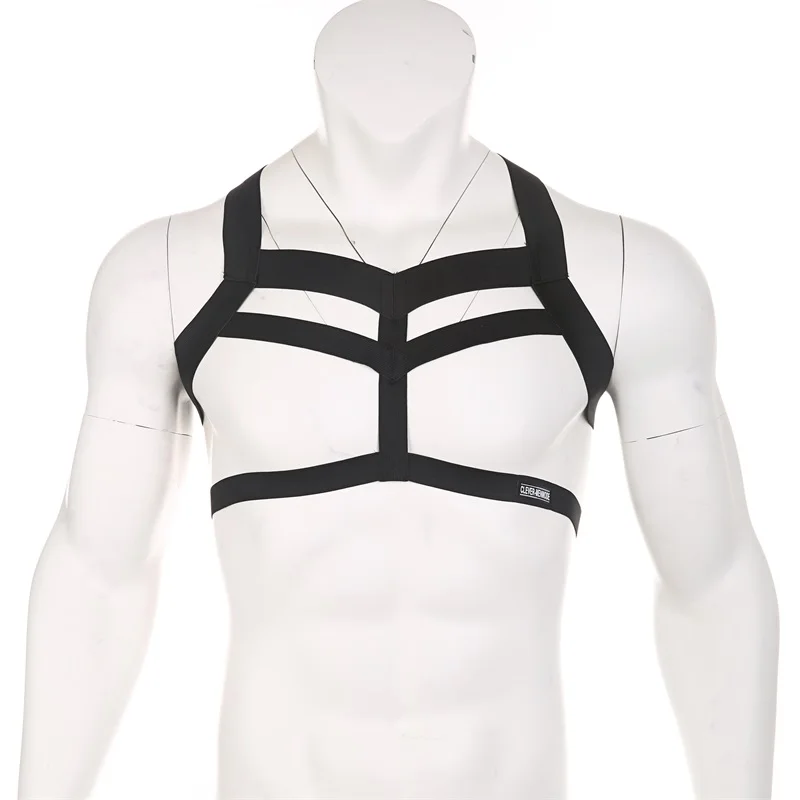 CLEVER-MENMODE Body Bondage Costume Mens Chest Harness Lingerie Men Halter Neck Straps Nightclub Erotic Hollow Out Performance Clothing -Zentai shop online H33ca645e954b433fac9d149233a5177eB.jpg