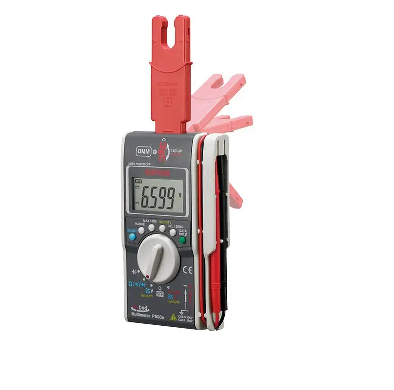Цифровой мультиметр AC DC Ohm гибридный Карманный DMM + зажим метр SANWA PM33a|digital multimeter ac