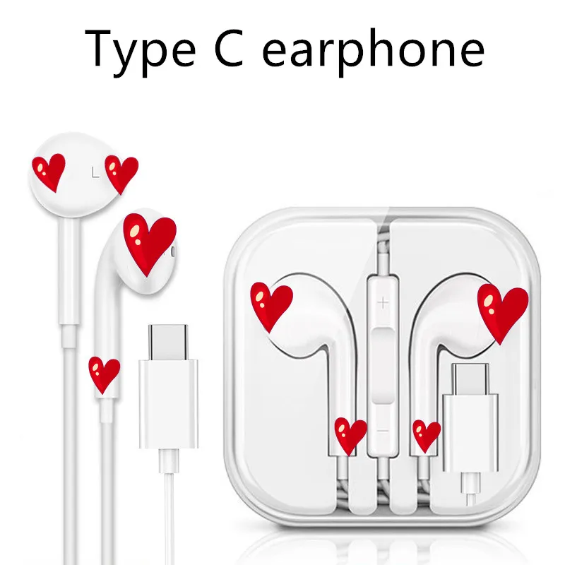 10 шт./партия наушники usb type C с микрофоном для samsung Xiaomi huawei P10 P20 Pro Mate10 20 мобильный телефон стерео наушники type c