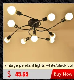 Винтаж Промышленное освещение Подвесные светильники подвесной светильник американские Проходу лампа столовая кухня подвесной светильник