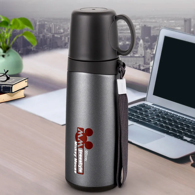 

Disney Insulated Cup Men And Women Young STUDENT'S 304 Stainless Steel Shatter-resistant Pitcher Children Bullet Portable Water