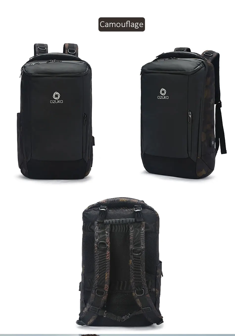 DIENQI Для мужчин Бизнес рюкзак 3 слоя пространства Универсальный 17,3 рюкзак для ноутбука Высокое Ёмкость дорожная сумка мужской рюкзак Sac a Dos Hombre