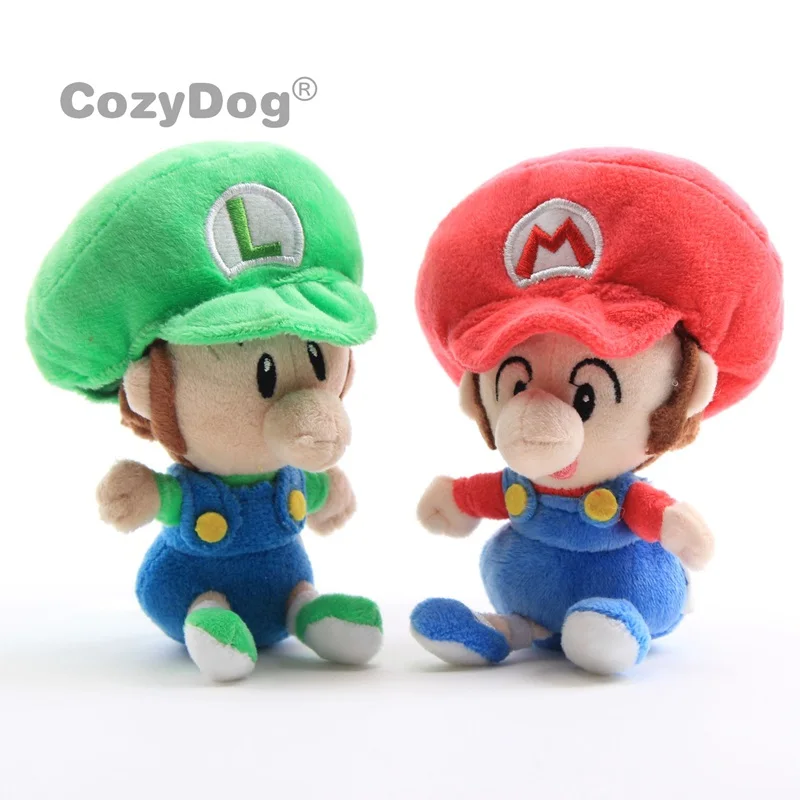 4 стиля Super Mario Bros Baby Mario Baby Luigi Waluigi плюшевые игрушки мягкие куклы мягкие животные " 15 см подарок для детей