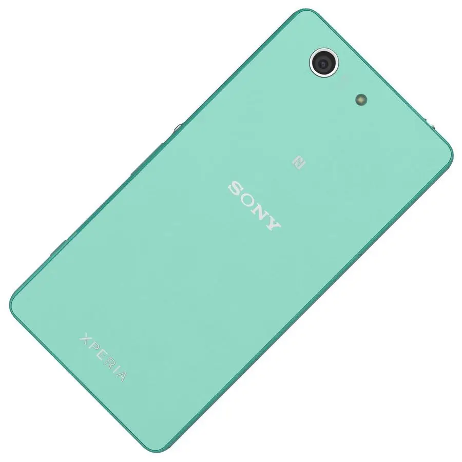 SONY スマートフォン ミントグリーン Smartphone Sony Xperia Z3 Compact Desbloqueado Android Tela 4.6