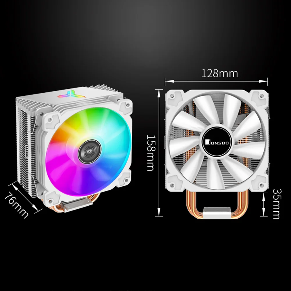 120 мм PWM 4Pin охлаждающий вентилятор для ПК 12 в тихий RGB компьютерное воздушное