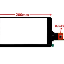 7 дюймов GT911 емкостный сенсорный дигитайзер для Toyota Corolla Автомобильная dvd-навигационная система Мультимедиа сенсорный экран панель Стекло