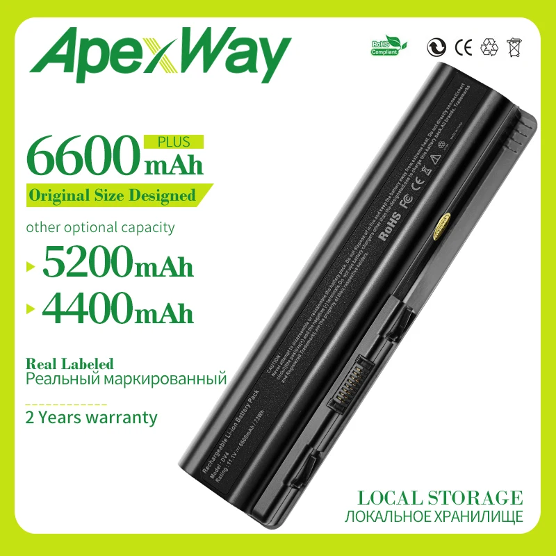 Аккумулятор для ноутбука HP Pavilion DV4 DV6 DV5 DV6T G50 G61 черный 11 1 В Compaq Presario CQ50 CQ71 CQ70 CQ61 CQ60
