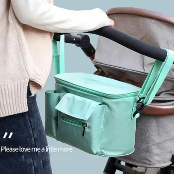

Baby Stroller Bag Organizer Bag Nappy Diaper Mummy Bag Mama Carriage Buggy Pram Cart Basket Hook Stroller Accessories