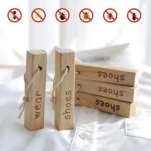 Camphor деревянные палочки обувь 5 шт Mothproof полосы отпугивают насекомых тараканов ящики Ароматические деревянные панели Camphor деревянный блок