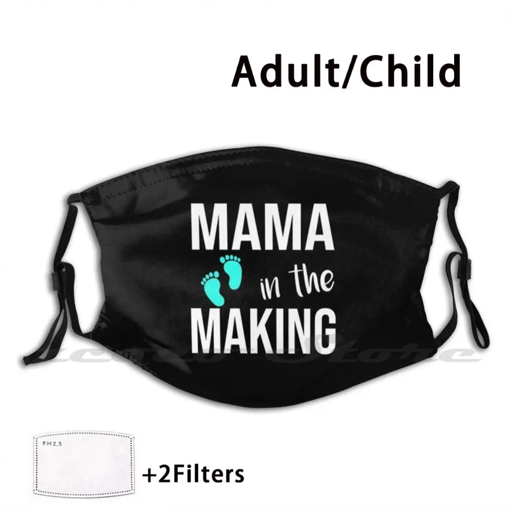 Mama In The Making-беременность новинка Mom Baby Boy Bleu моющийся фильтр с пользовательским