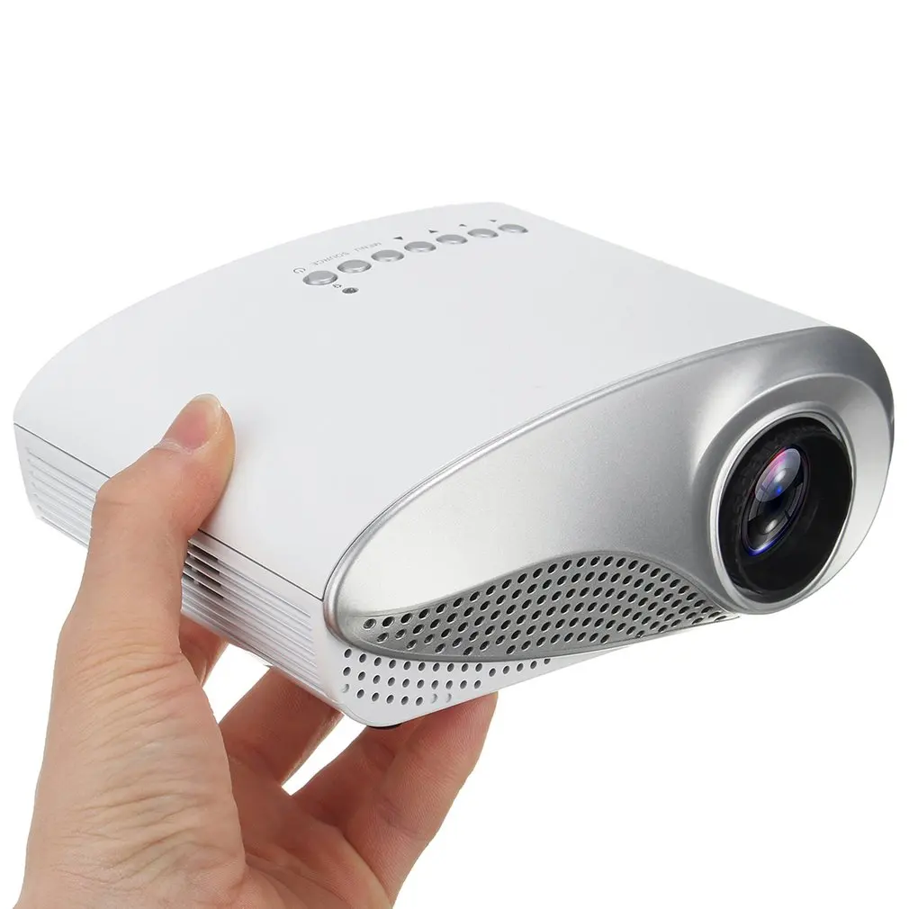 ICOCO 3D Full HD 1080P Мини Портативный проектор светодиодный мультимедийный плеер USB VGA HDMI