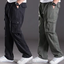 elastic waist cargo pants big and tall