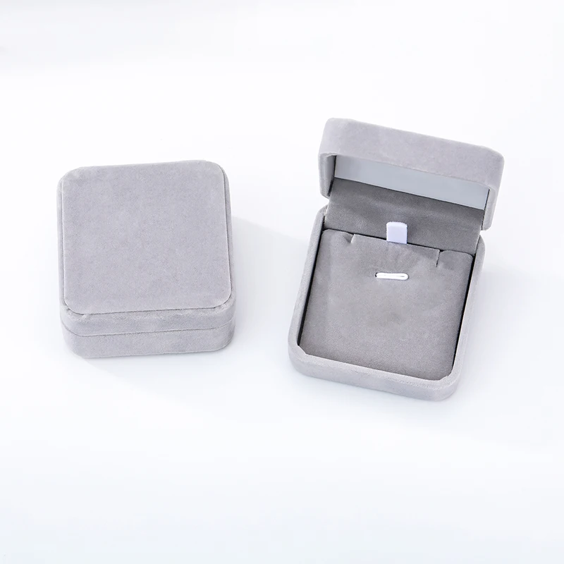 

Velvet Cloth Gift Boxes Minimalism Ring Box Jewelry Display Necklace Display Accessories wedding
