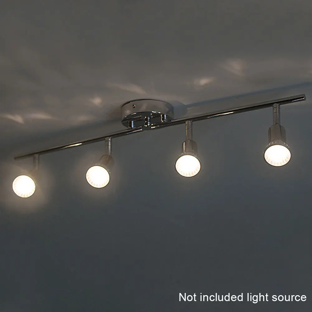 

Easy Install 4 Heads Led Adjustable Ceiling Light Stainless Steel Spot Lamp Pathway Living Room Decoration Wall Mounted Sturdy