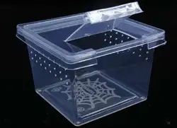 Caja de habilidad de movimiento Ar, Pequeña Casa Negra, trampa de araña, caja de cría de aves, Micro insectos, larvas, alimentación/capacidad de movimiento