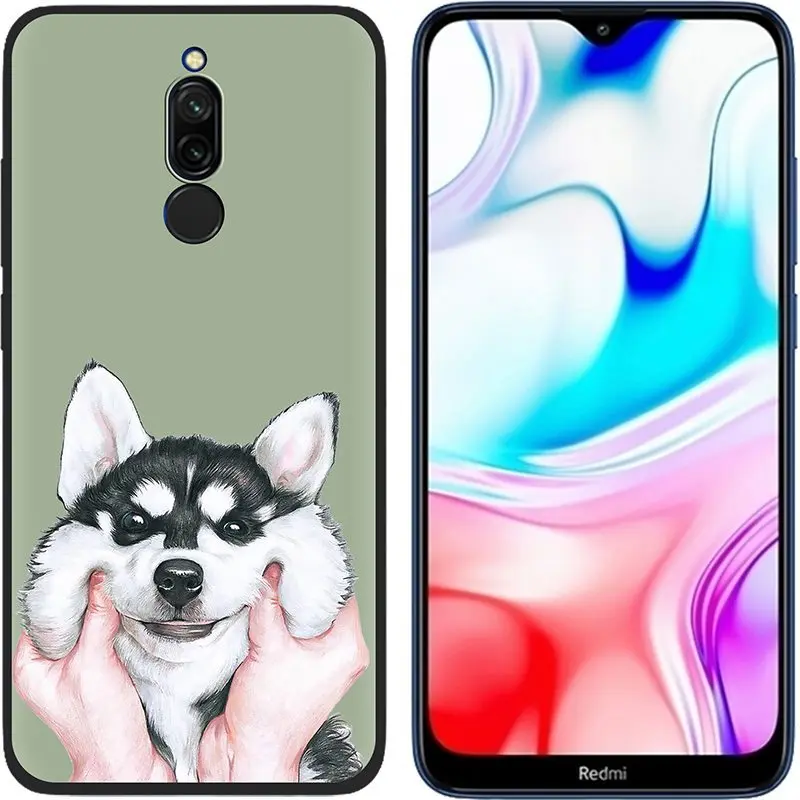 Мягкий силиконовый чехол для Xiaomi Redmi 8, чехол s 6,22 '', черный бампер, чехол, милый мультяшный чехол для телефона s, чехол для Xiaomi Redmi8 8A 8 A - Цвет: 6