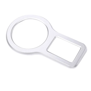 

Suitable for Maserati Ghibli Car Styling Accessories Silver Headlight Switch Decorative Frame